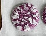 Easy Ube Crinkle Cookies