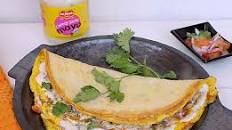 Egg Dosa Recipe With Cheesy Garlic Mayo