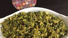 Egg Spinach Scramble or Anda Palak Bhurji