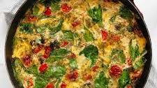 Egg White Frittata with Roasted Vegetables