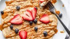 Egg White and Oatmeal Protein Pancake