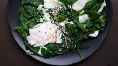 FETA AND SPINACH EGGS