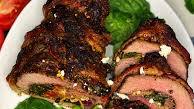 Feta and Sundried Tomato Rolled Beef Shoulder