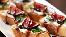 Fig and Ricotta Crostini