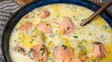 Finnish Salmon Soup (Lohikeitto)