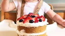 First Birthday Smash Cake (with Yogurt Frosting)