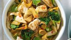 Fish and vegetable stir-fry