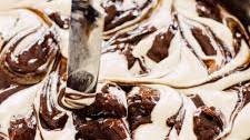 Flourless Chocolate Marbled Cheesecake