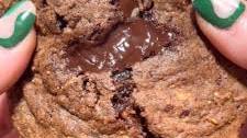 Flourless Small Batch Double Chocolate Protein Cookies