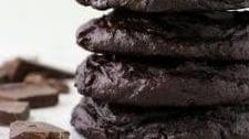 Flourless Vegan Dark Chocolate Avocado Cookies