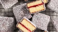 Fluffy Raspberry Filled Lamingtons Recipe