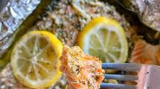 Foil Baked Salmon w/Garlic & Dill