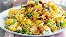 Fragrant vegetable & cashew biryani