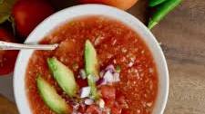 Fresh Chunky Style Spicy Gazpacho