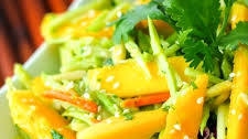 Fresh Mango Avocado Coleslaw