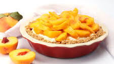 Fresh Peach Cream Pie