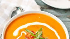 Fresh Tomato Basil Soup Recipe
