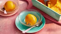 Fresh mango sorbet