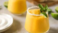 Frozen Mango Mint Margarita