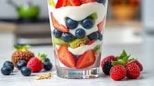 Fruit and Yogurt Parfait Delight