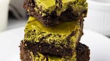 Fudgy Matcha Brownies