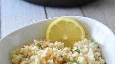 GARLIC BUTTER CAULIFLOWER RICE