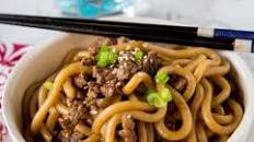 Garlic Beef Noodle Bowls