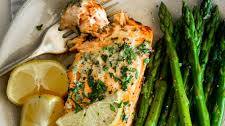 Garlic Butter Air Fryer Salmon