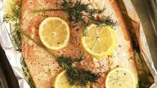 Garlic Butter Baked Salmon