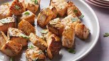 Garlic-Butter Salmon Bites