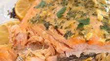 Garlic, Dijon and Fresh Herb Salmon