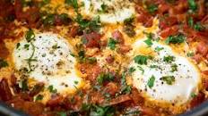 Garlic Herb Tomatoes and Eggs