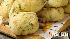 Garlic Parmesan Cheesy Sausage Bombs