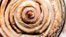 Giant Cinnamon Roll Cake