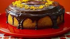 Giant jaffa orange cake