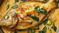 Ginataang Tilapia (Filipino Coconut Milk Fish Stew