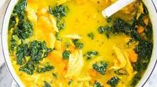 Ginger Chicken Soup Recipe with Turmeric