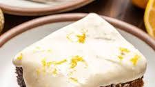 Gingerbread Cake with Lemon Cream Cheese Frosting