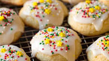 Glazed Lemon Sour Cream Cookies