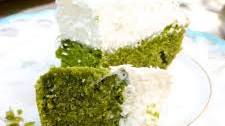 Gluten Free Coconut and Matcha Cream Cake