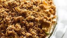 Gluten Free Vegan Apple Crumble Pie