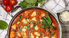 Gnocchi in Creamy Tomato Basil Sauce