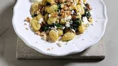 Gnocchi with Feta, Walnuts & Spinach