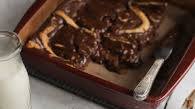 Gooey Peanut Butter Chocolate Swirl Bars