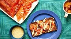 Gravlax With Caraway, Coriander, and Mustard-Dill Sauce Recipe