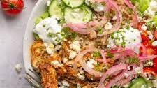 Greek Chicken Gyro Bowls