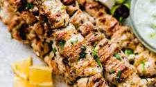 Greek Chicken Souvlaki Skewers