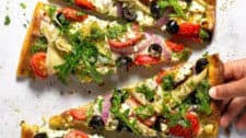 Greek Flatbread Pizza