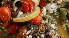 Greek Inspired Baked Chicken With Feta