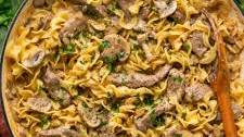 Greek Yogurt Beef Stroganoff